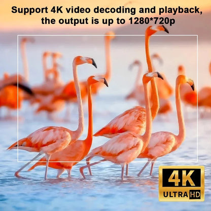HD 4K Android 11 Compatible Video Projector