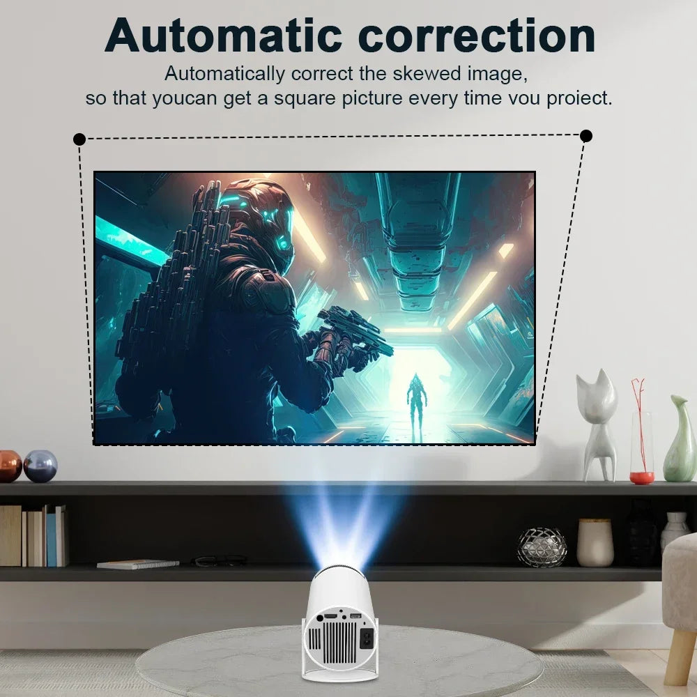 HD 4K Android 11 Compatible Video Projector