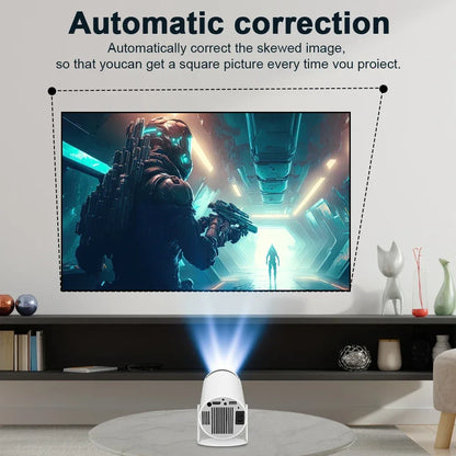 HD 4K Android 11 Compatible Video Projector